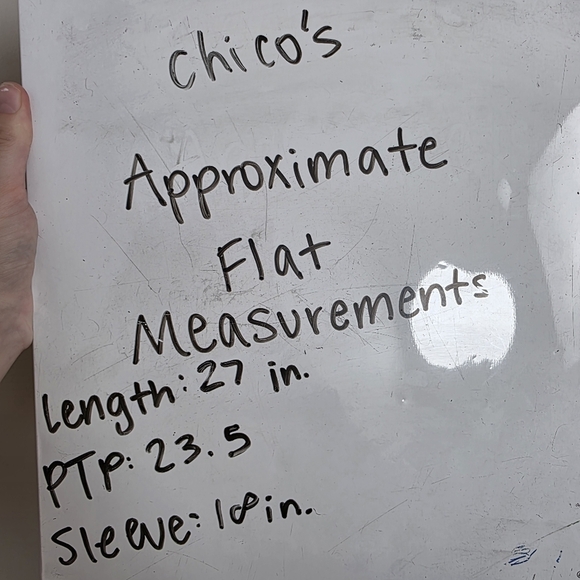 Chico's Coral Pink White Polka Dot 3/4 Sleeve Cotton Casual Summer Shirt Size 16 - Picture 8 of 8